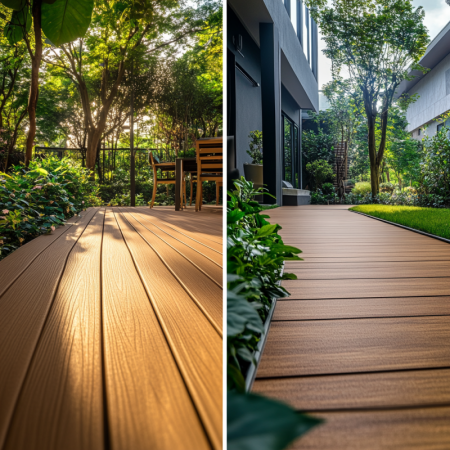 Сравнение ДПК и деревянной доски