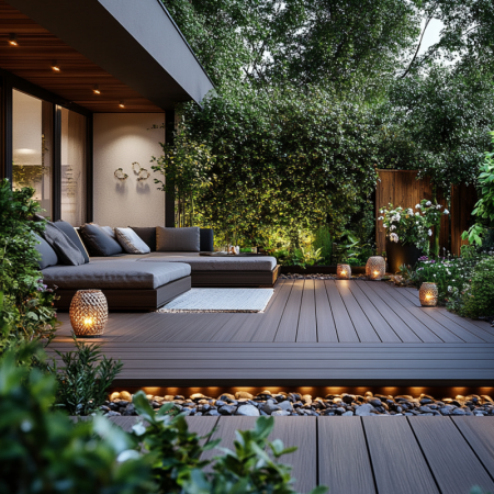 Сравнение террасной доски из ДПК и лиственницы